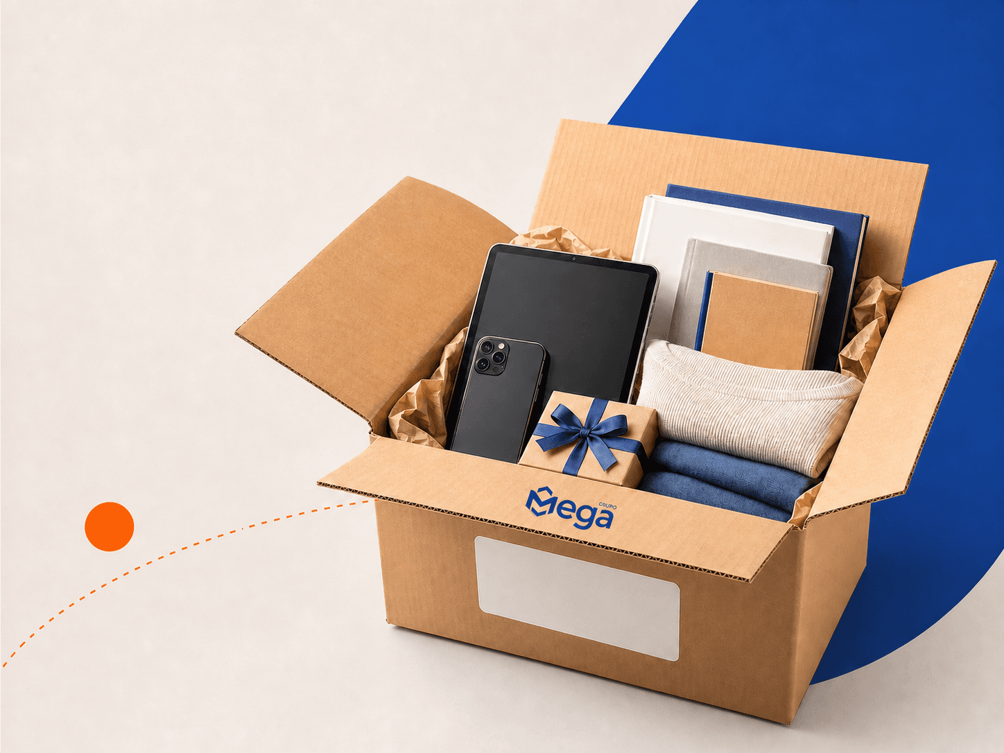 Cajas sobre una báscula para calcular la tarifa del envío